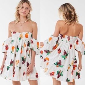 Urban Outfitters Fruit Print Mini Dress. Brand New W/Tags!